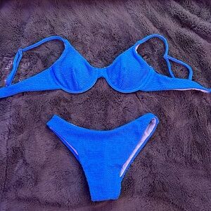 Blue size medium bathing suit